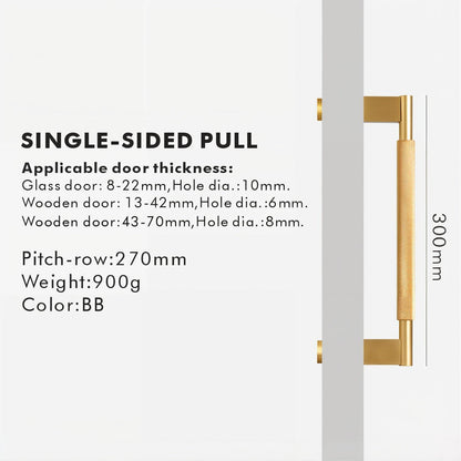 Double Sided Brass Pull Handle - Modefinity