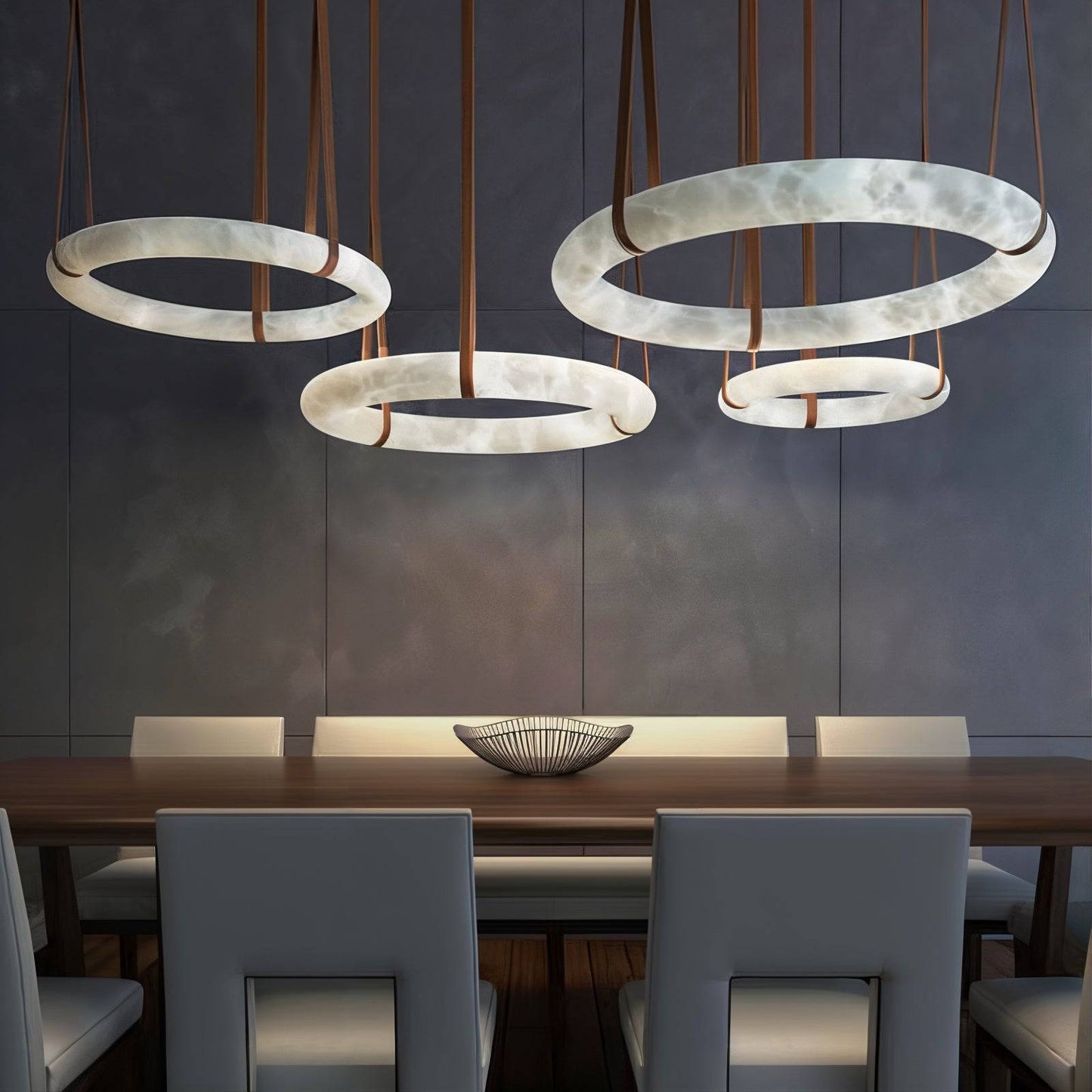 Elegant Circular LED Chandelier - Modefinity