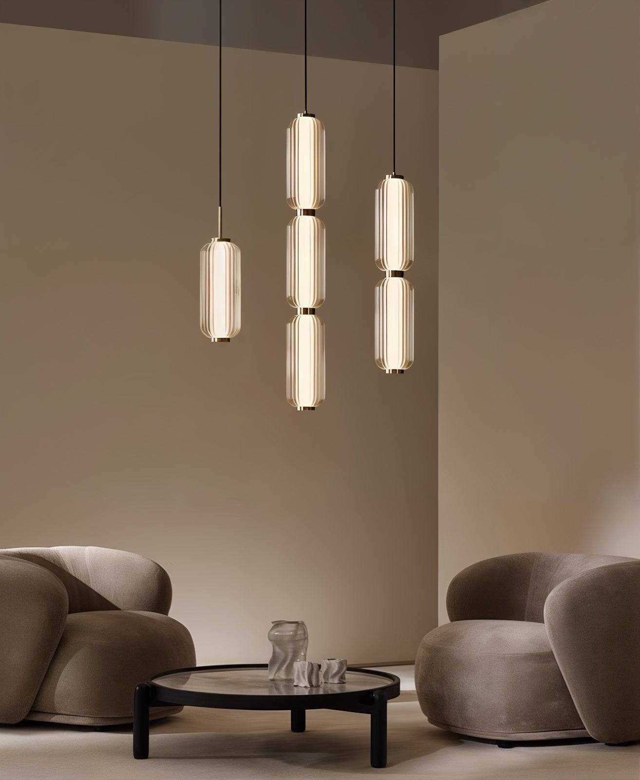 Elegant Glass Stone Pendant Light - Modefinity