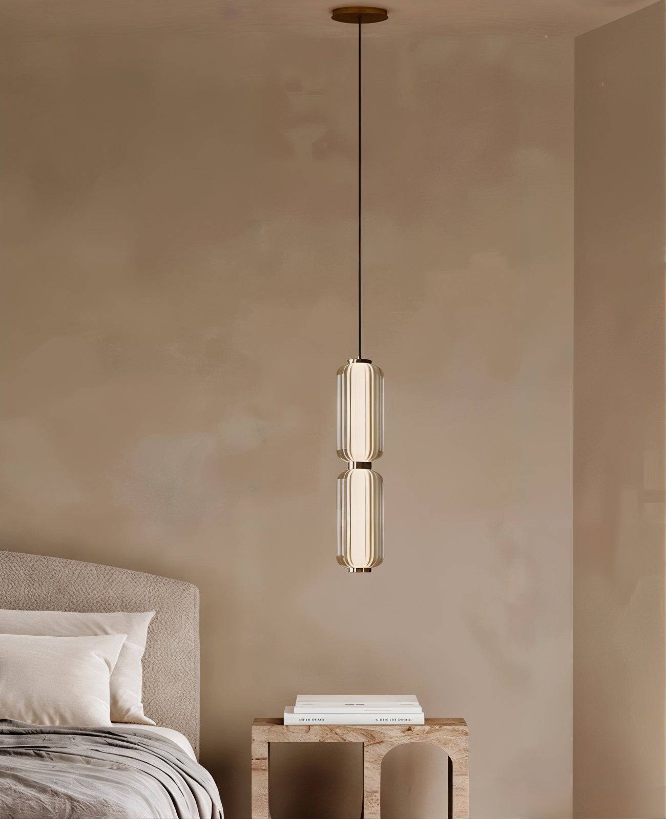 Elegant Glass Stone Pendant Light - Modefinity