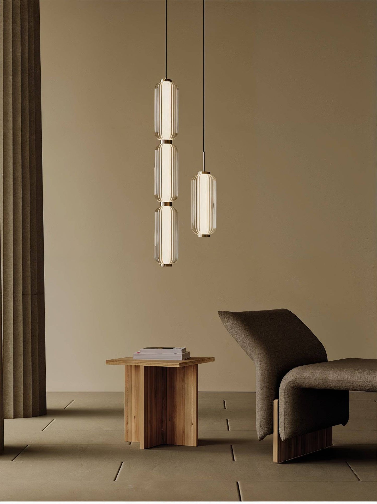 Elegant Glass Stone Pendant Light - Modefinity