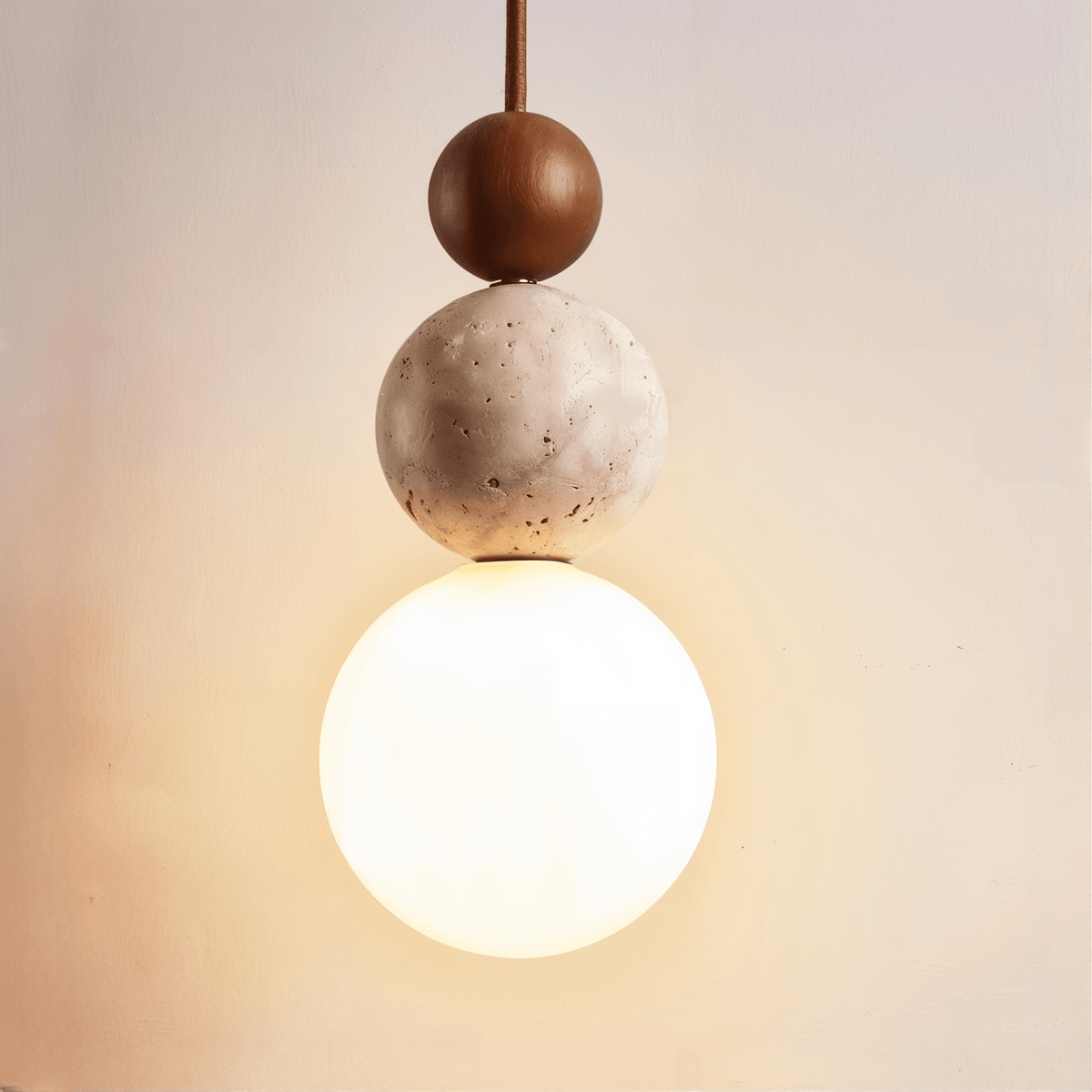 Elegant Wabi-Sabi Pendant Light Fixture