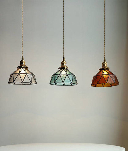 Faux Stained Glass Pendant Light - 209GPL - Modefinity