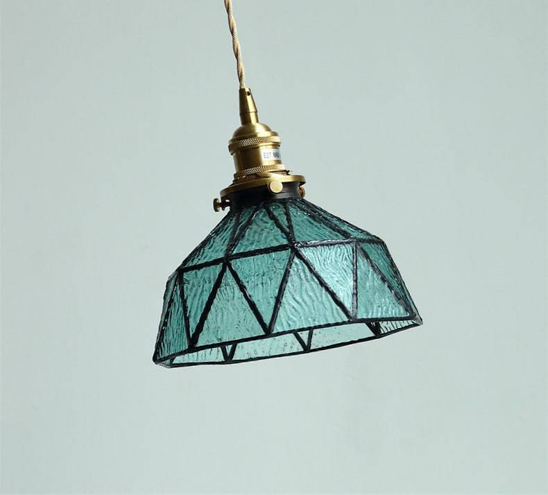 Faux Stained Glass Pendant Light - 209GPL - Modefinity