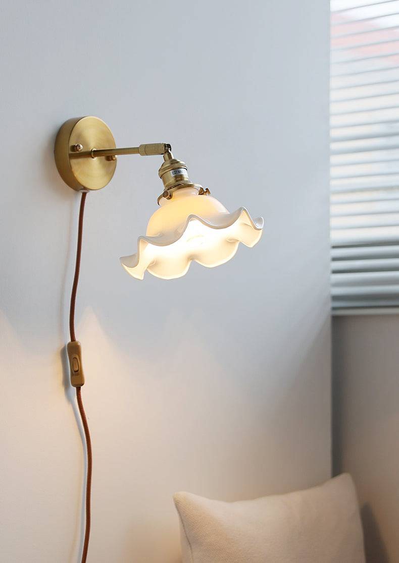 Flower Plug In Wall Sconce Light - 223GBWL - Modefinity