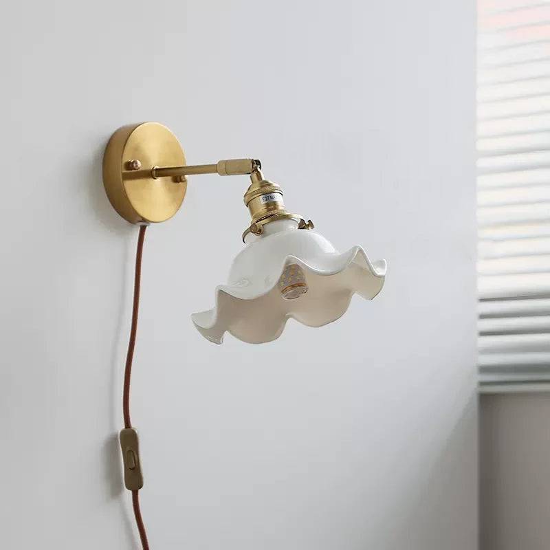 Flower Plug In Wall Sconce Light - 223GBWL - Modefinity