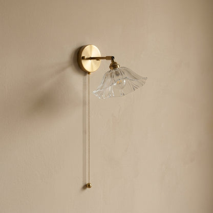 Glass Brass Wall Light - 235GBWL