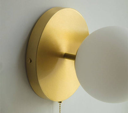 Frosted Glass Globe Wall Sconce Light - 228GBWL - Modefinity