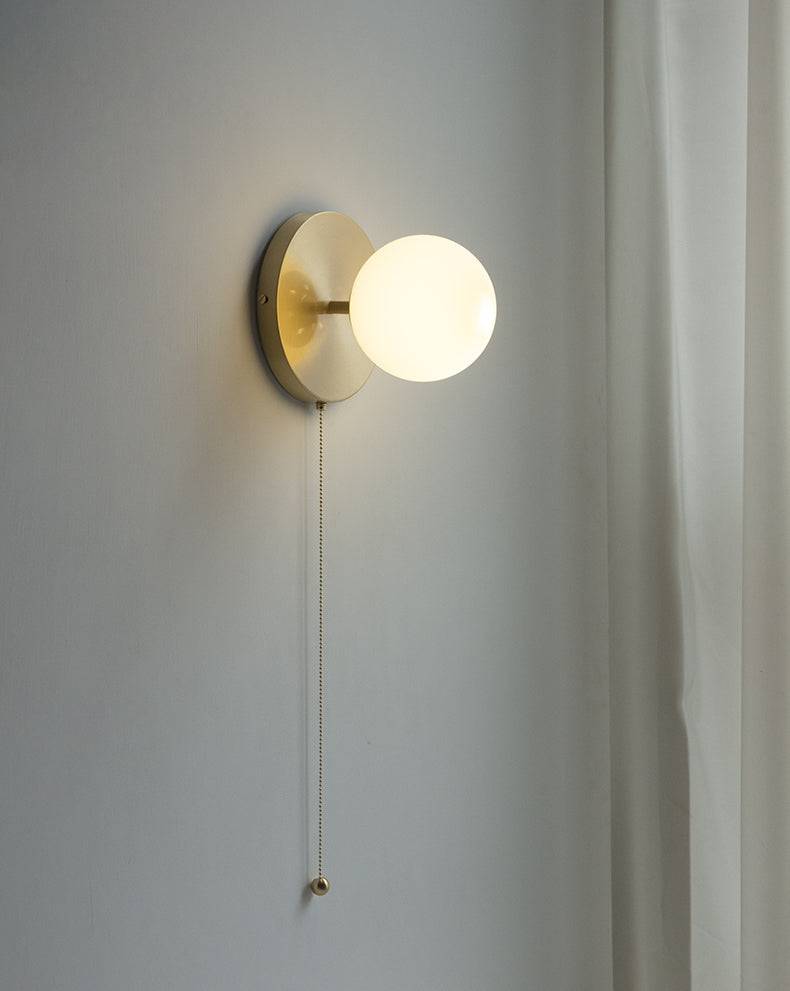 Frosted Glass Globe Wall Sconce Light - 228GBWL - Modefinity