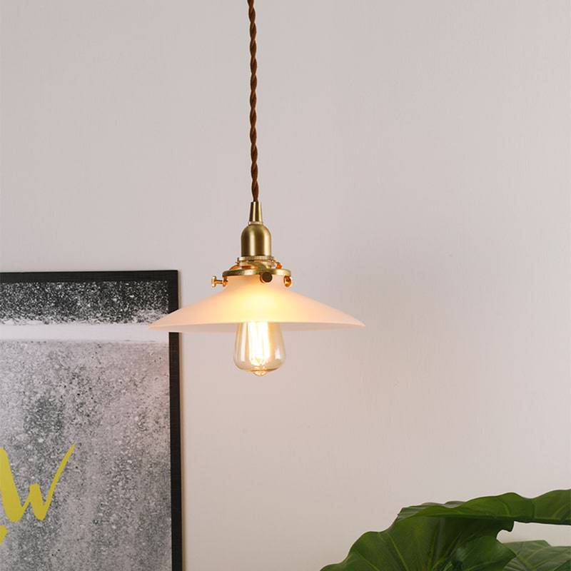 Frosted Glass Pendant Light - 222GPL - Modefinity