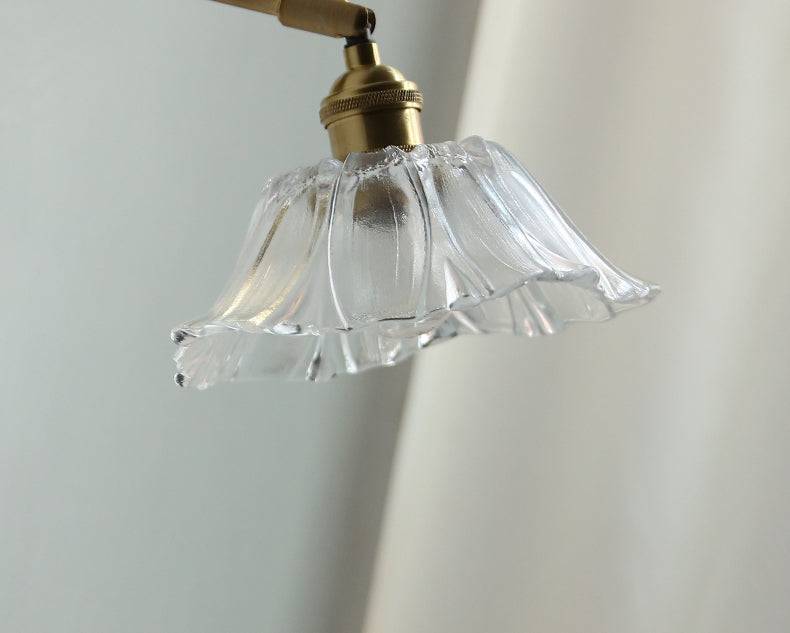 Glass Brass Wall Light - 235GBWL - Modefinity