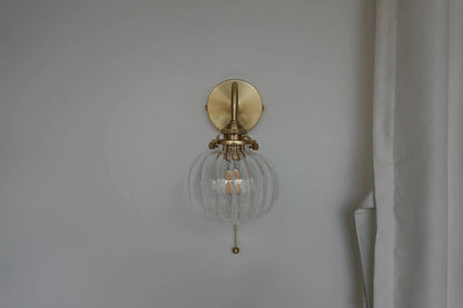 Glass Globe Wall Sconce Light - 215GBWL - Modefinity