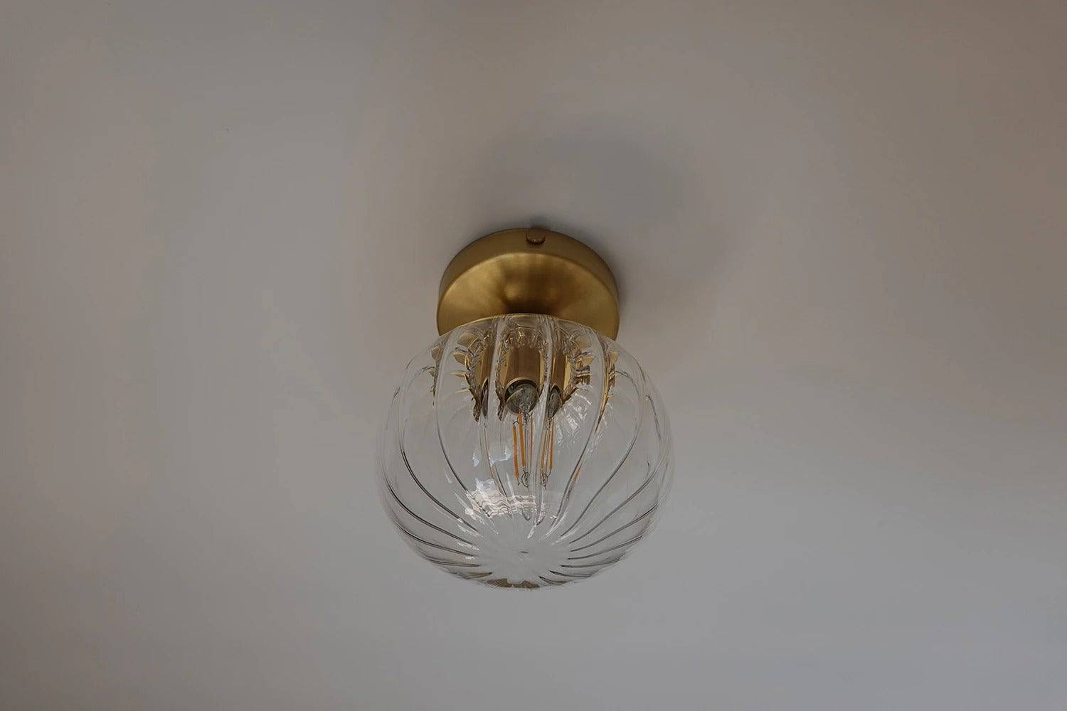 Glass Globe Wall Sconce Light - 215GBWL - Modefinity