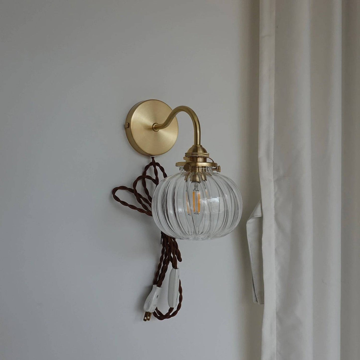 Glass Globe Wall Sconce Light - 215GBWL - Modefinity