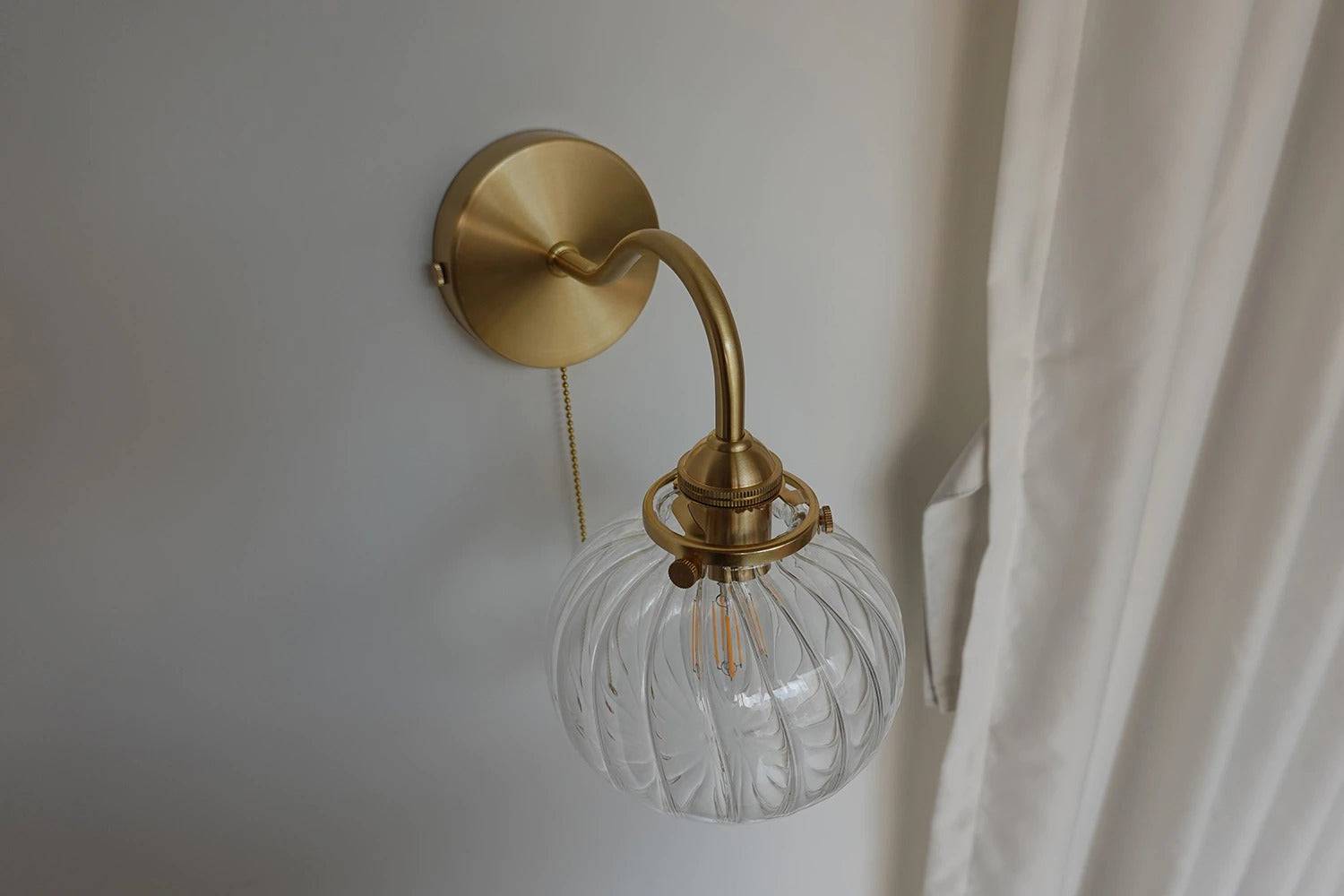 Glass Globe Wall Sconce Light - 215GBWL - Modefinity