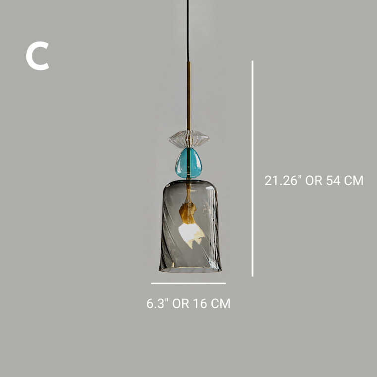 Glass Pendant Light - 218GPL - Modefinity