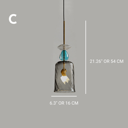 Glass Pendant Light - 218GPL - Modefinity