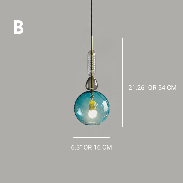 Glass Pendant Light - 218GPL - Modefinity