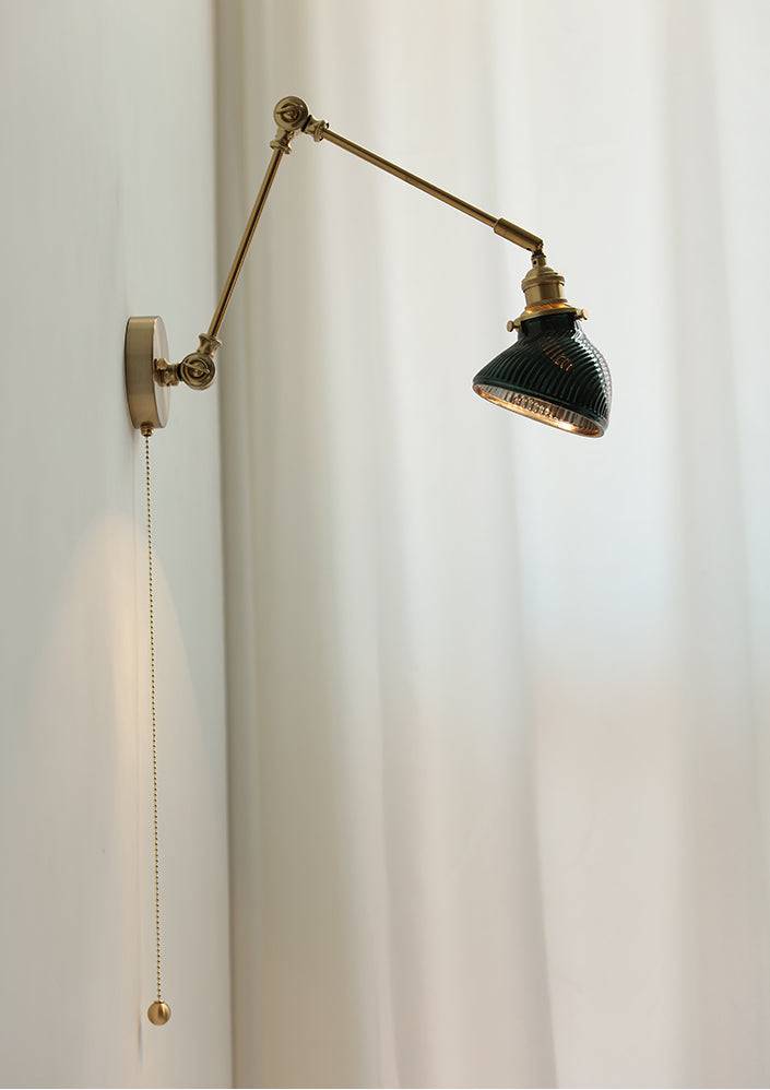 Glass Swing Arm Wall Light - 208SAL | ModefinityGlass Swing Arm Wall ...