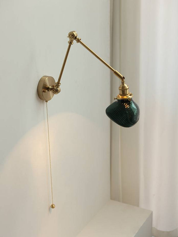Glass Swing Arm Wall Light - 208SAL | ModefinityGlass Swing Arm Wall ...