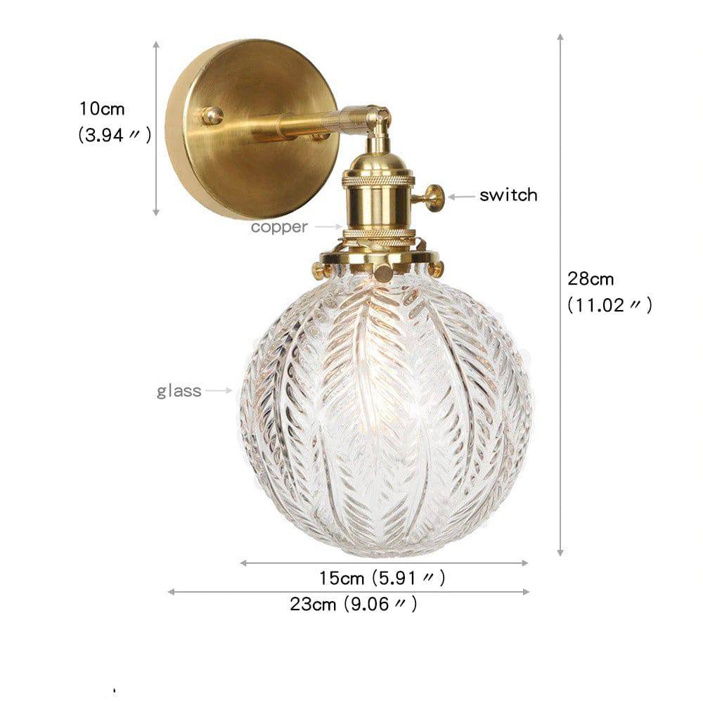 Glass Wall Sconce Light - 210GBWL - Modefinity