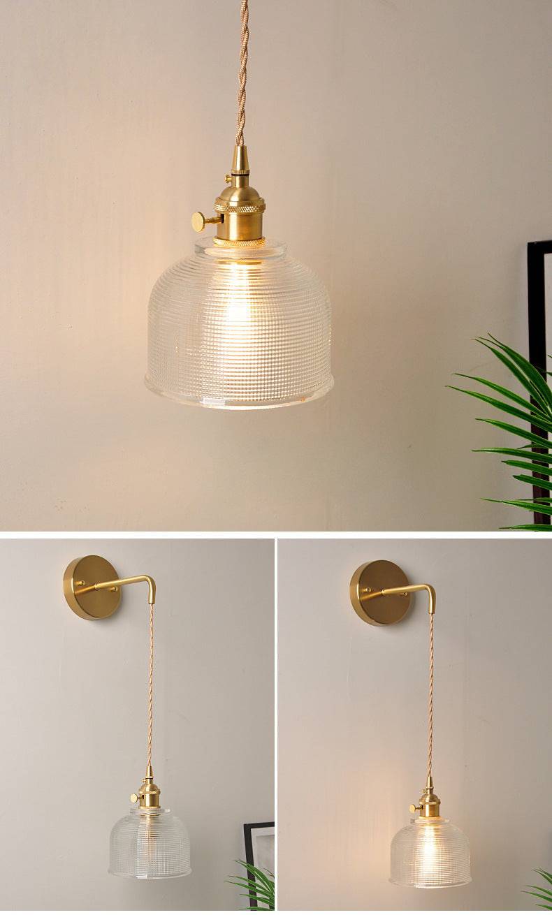 Glass Wall Sconce Light On Cord - 208GBWL - Modefinity