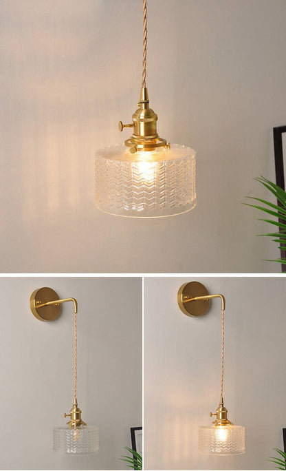 Glass Wall Sconce Light On Cord - 208GBWL - Modefinity