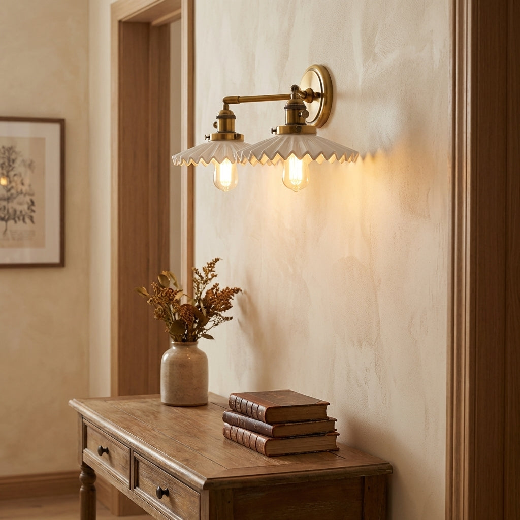 Antique Ceramic Double Light - 101CDL - Modefinity