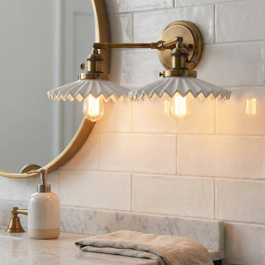 Antique Ceramic Double Light - 101CDL - Modefinity