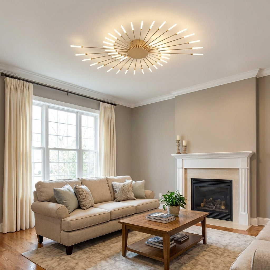 Luxurious Starburst LED Chandelier - Modefinity