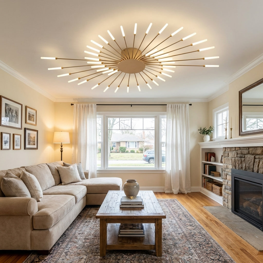 Luxurious Starburst LED Chandelier - Modefinity