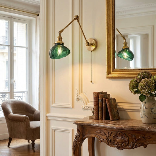 Glass Swing Arm Wall Light - 208SAL - Modefinity