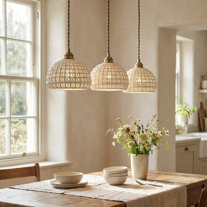 Ceramic Brass Pendant Light - 122PL - Modefinity