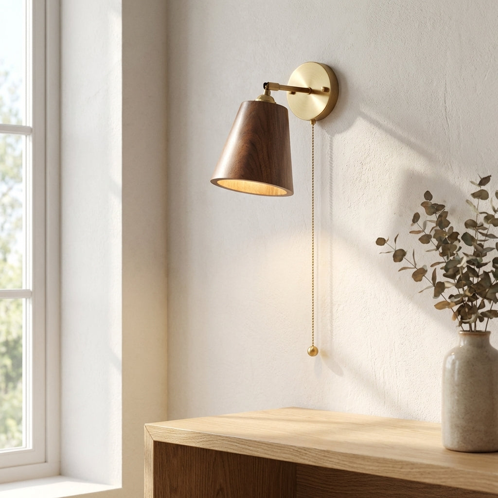 Lumière murale en laiton en laiton - 127wl