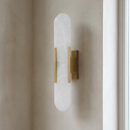 Marble Brass Wall Sconce - 210MWL - Modefinity