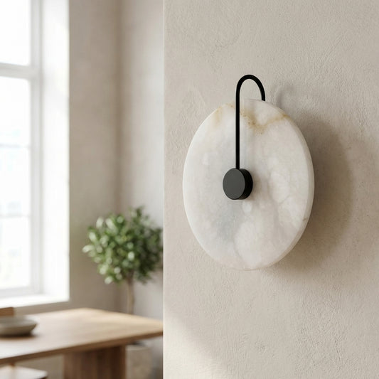 Marble Brass Wall Sconce - 209MWL - Modefinity