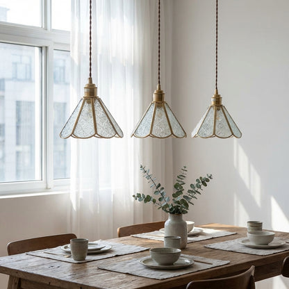 Brass Glass Pendant Light - 227GPL - Modefinity