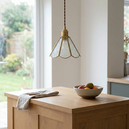 Brass Glass Pendant Light - 227GPL - Modefinity