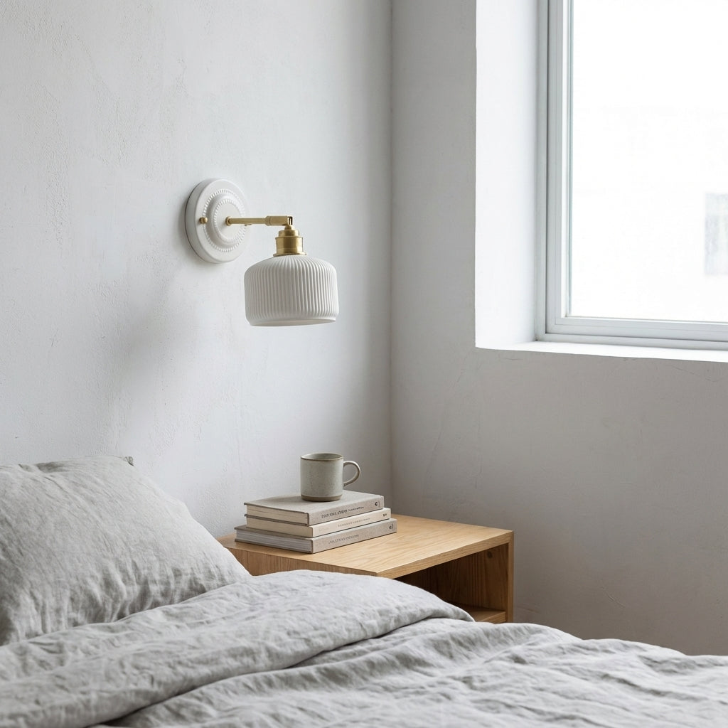 Ceramic Glass Wall Sconce Lighting - 111CWP - Modefinity