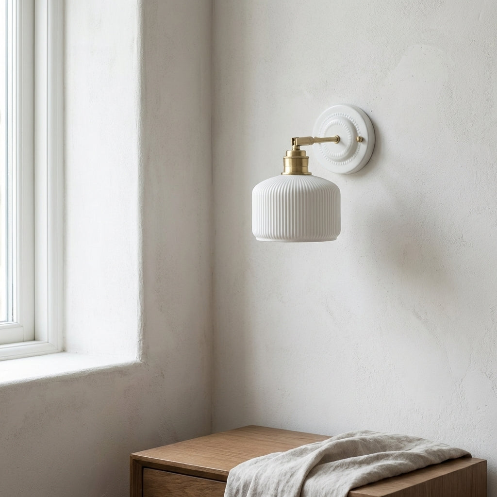 Ceramic Glass Wall Sconce Lighting - 112CWP - Modefinity