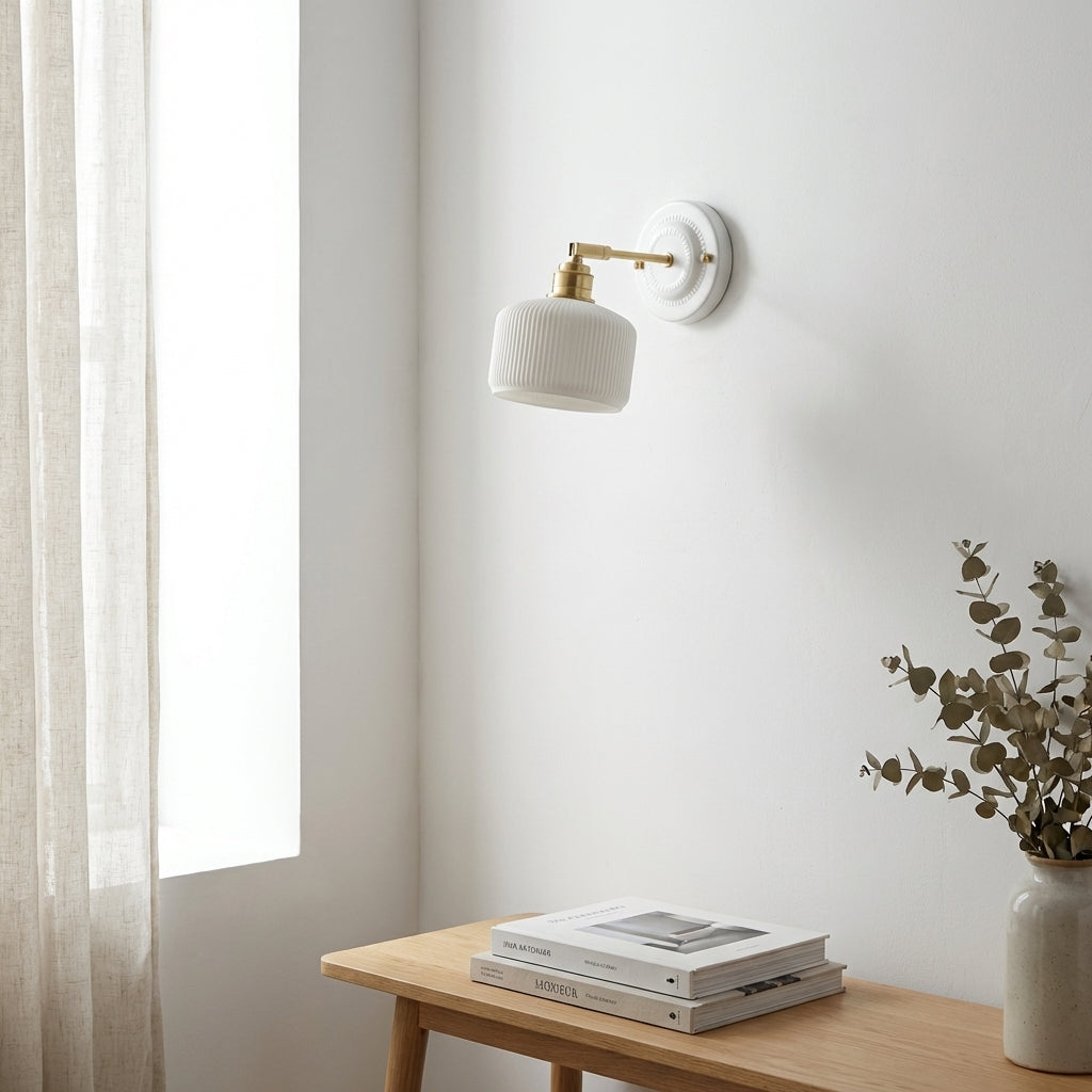 Ceramic Glass Wall Sconce Lighting - 112CWP - Modefinity