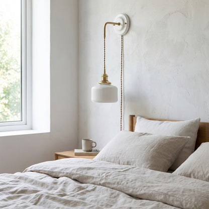 Ceramic Glass Wall Sconce Lighting - 112CWP - Modefinity