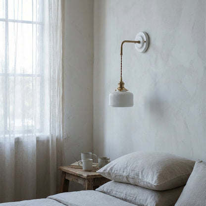 Ceramic Glass Wall Sconce Lighting - 112CWP - Modefinity