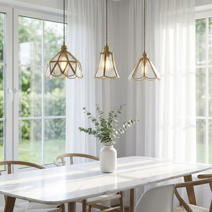 Brass Glass Pendant Light - 226GPL - Modefinity