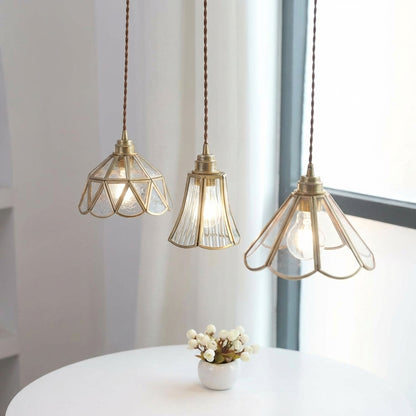 Brass Glass Pendant Light - 226GPL - Modefinity