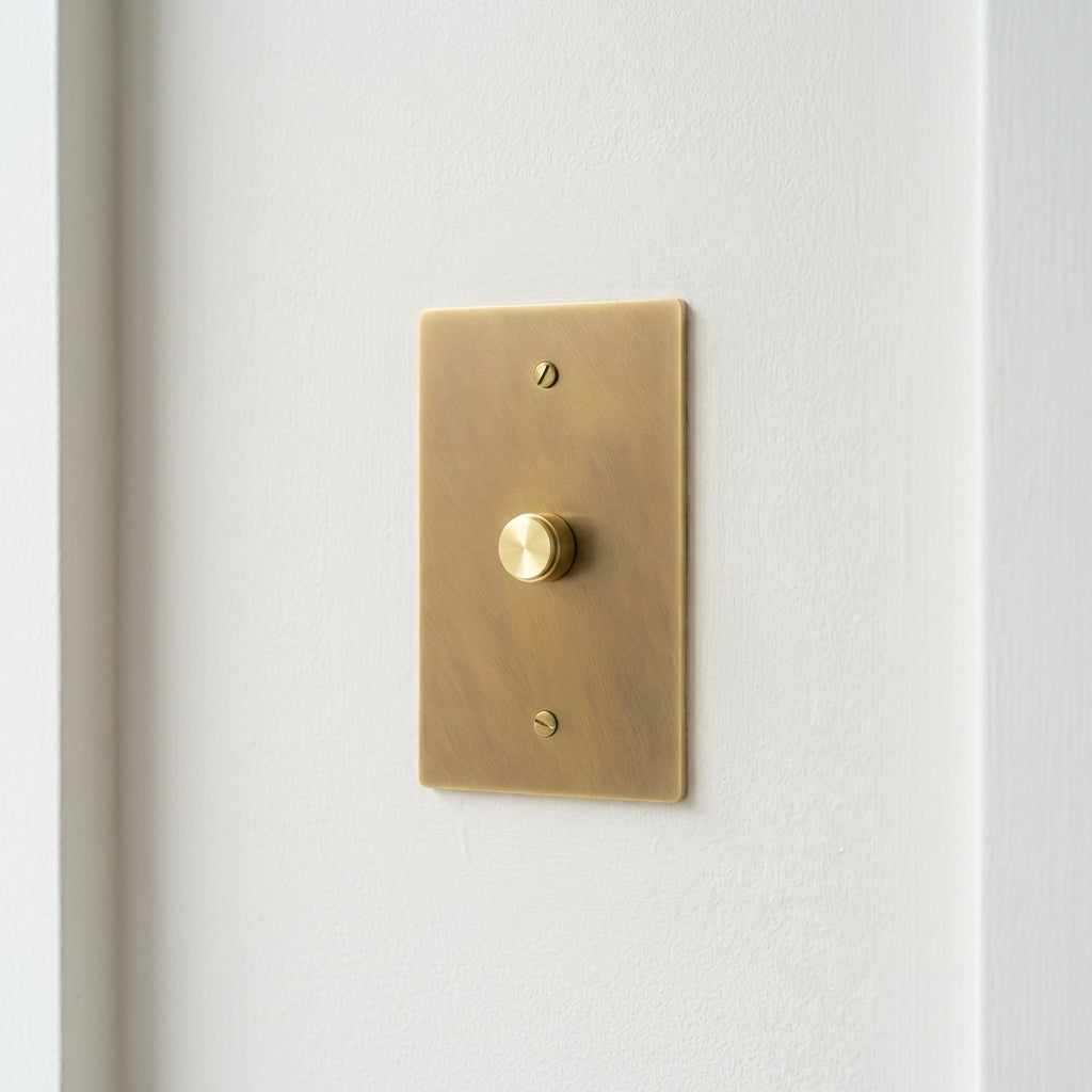 Vintage Brass Toggle Light Switches & Power Outlets – Complete Functional Set - Modefinity