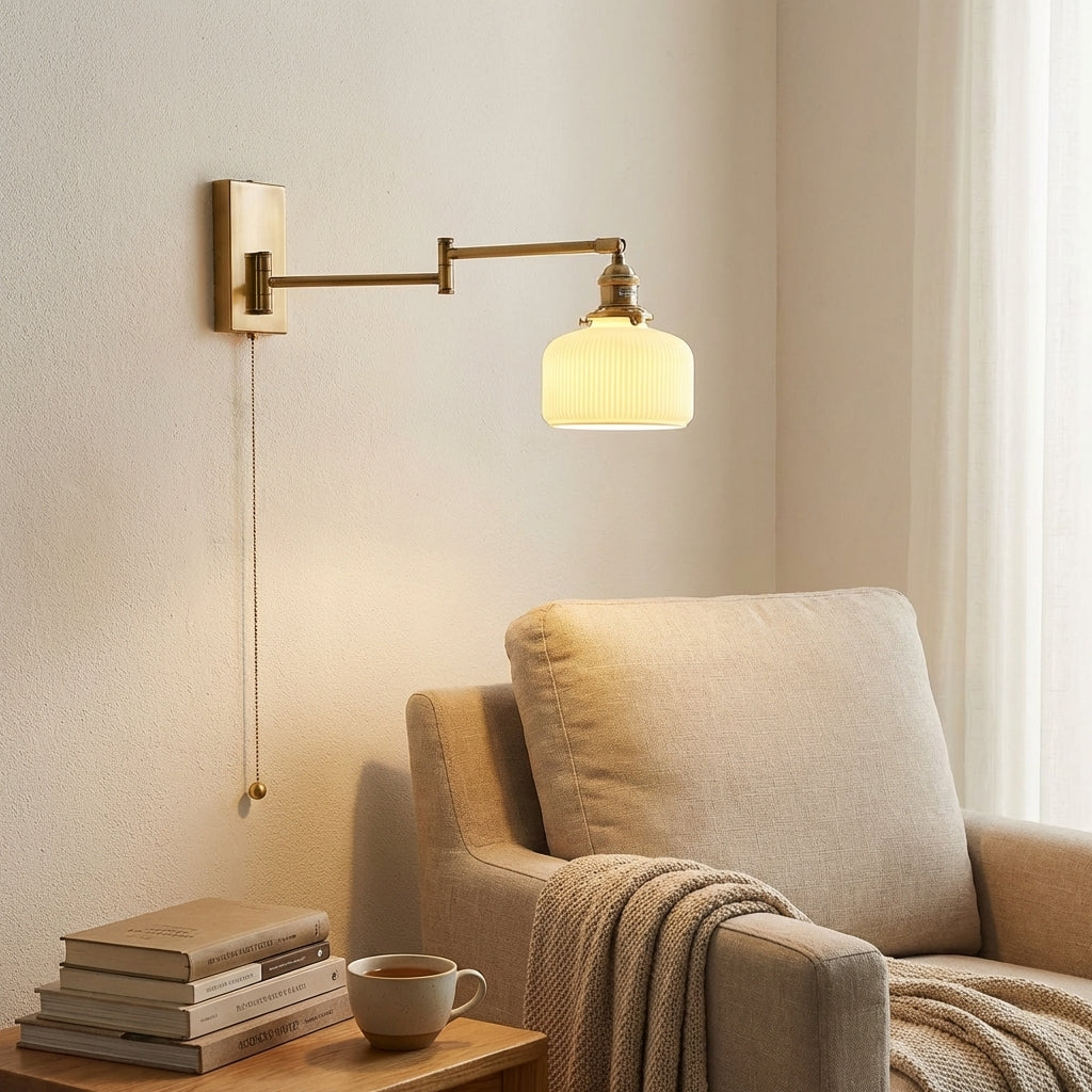 Ceramic Swing Arm Wall Light - 205SAL - Modefinity