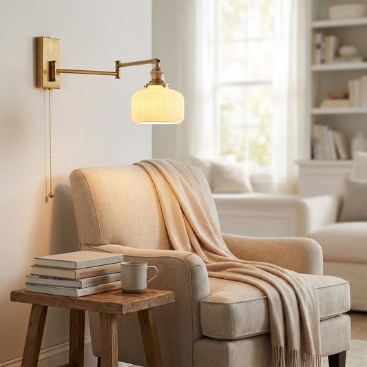 Ceramic Swing Arm Wall Light - 205SAL - Modefinity