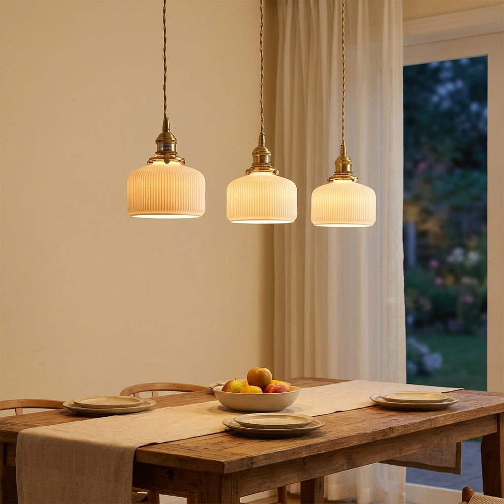 Ceramic Brass Pendant Light - 102PL - Modefinity