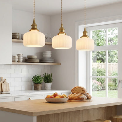 Ceramic Brass Pendant Light - 102PL - Modefinity